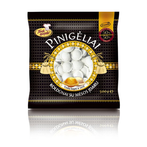 Koldūnai PINIGĖLIAI su mėsos įdaru, šald., 500 g