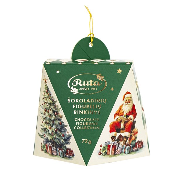 Šokoladinių figūrėlių rinkinys RŪTA PASAKIŠKŲ ŠVENČIŲ!, 72 g