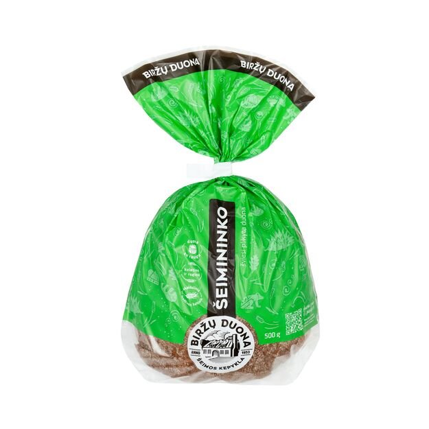 „Šeimininko“ šviesi plikyta duona 500g, Biržų duona