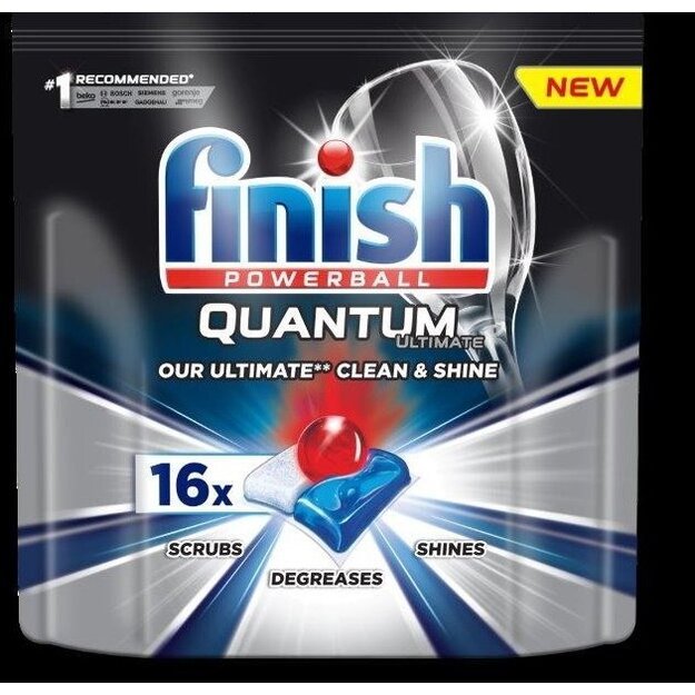  Indaplovių tabletės"Finish Quantum Ultimate"16vnt