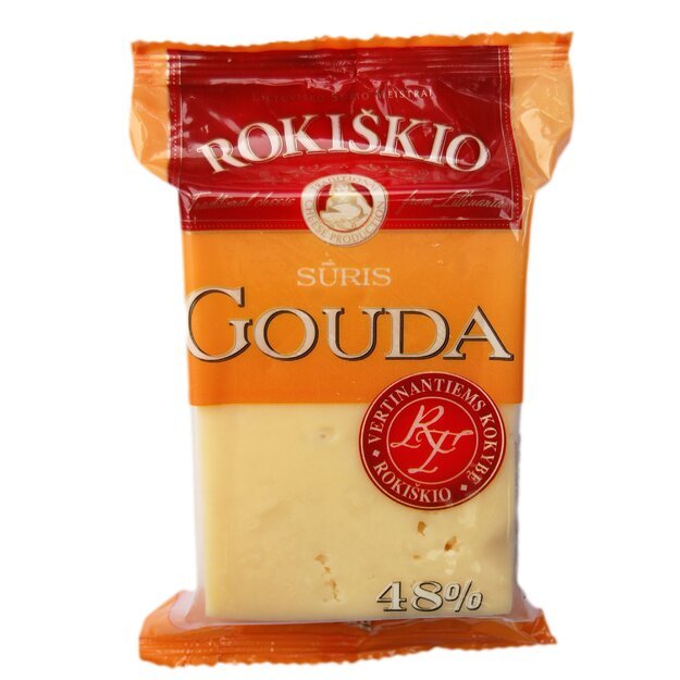 Sūris "Rokiškio Gouda" 48% riebumo, 200 g