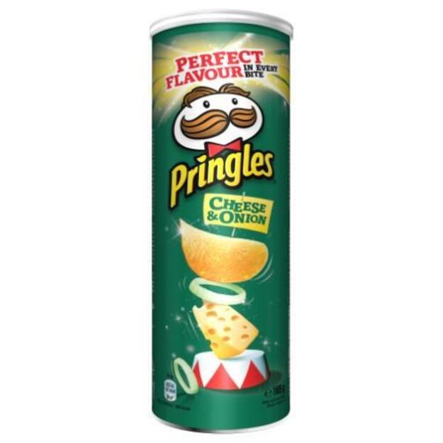 Traškučiai "Pringles" Cheese&Onion, 165g