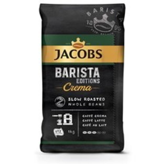 Kavos pupelės "JACOBS BARISTA CREMA", 1 kg
