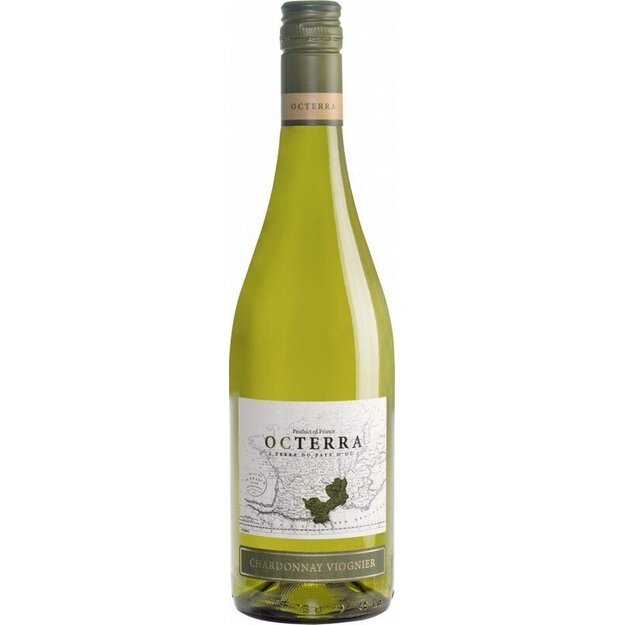 Baltasis sausas vynas"Octerra Chardonnay"12.5% 0.75l