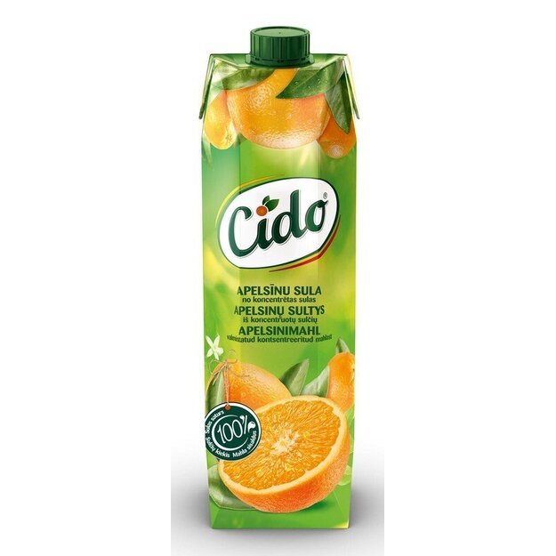 Apelsinų sultys "Cido" 1l