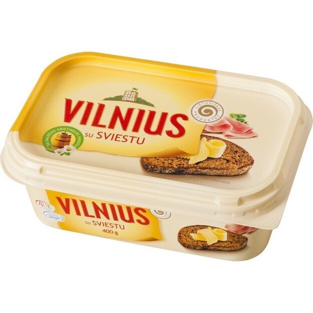 Margarinas "Vilnius" su sviestu 50% 400g