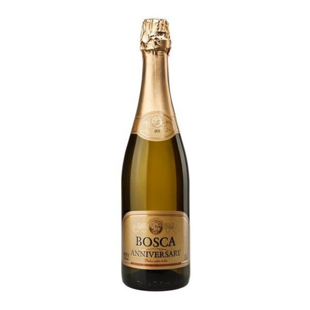 Baltas saldus putojantis vyno gėrimas "Bosca Anniversary" 7.5% 0.75l