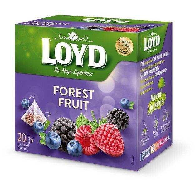 Vaisinė arbata "Loyd" miško uogų 40g