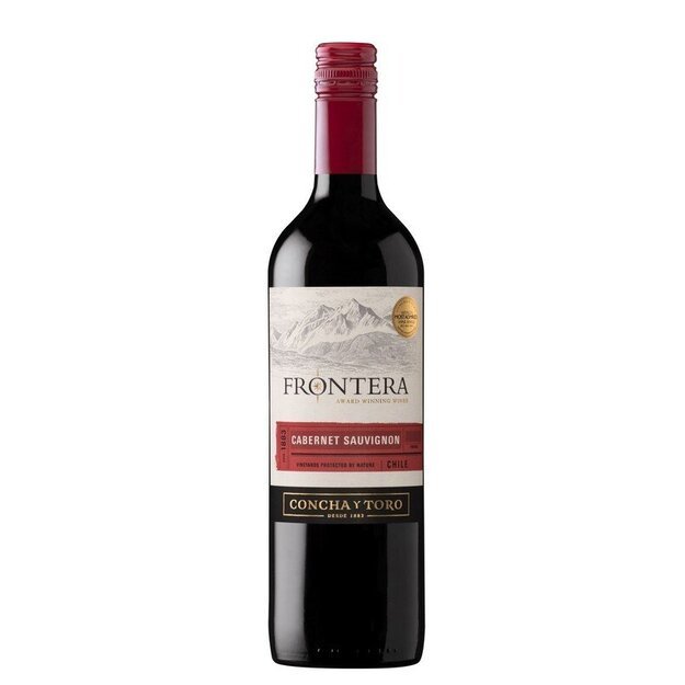 Raudonasis sausas vynas "Frontera"Cabernet" 0.75l 12%